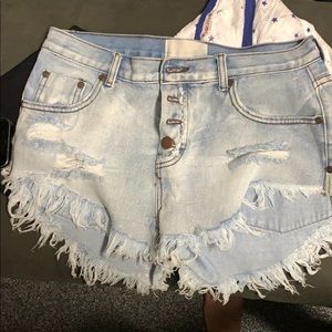 Denim jean shorts BRAND NEW